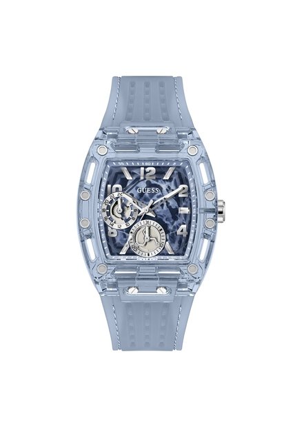 Reloj Guess Hombre Phoenix. Silicona Azul GW1147G1