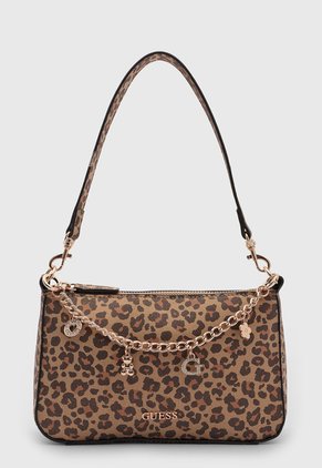 Bolso Guess Ash Mini Animal-Print