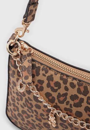 Bolso Guess Ash Mini Animal-Print