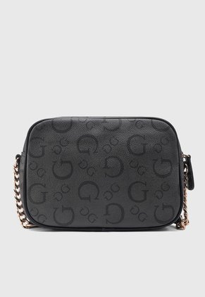 Bolso Manos Libres Gris Oscuro-Beige GUESS