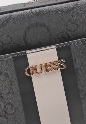 Bolso Manos Libres Gris Oscuro-Beige GUESS