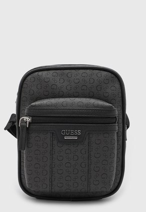 Bolso Manos Libres GUESS West Adams Gris Oscuro