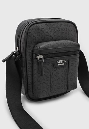 Bolso Manos Libres GUESS West Adams Gris Oscuro