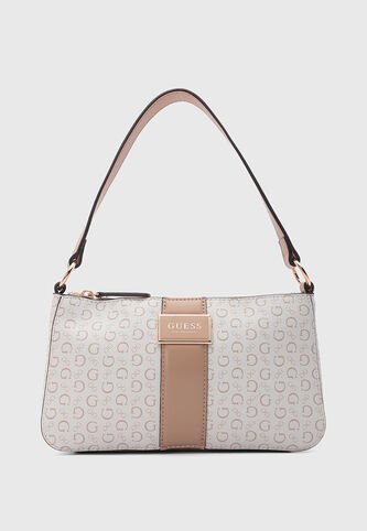 Bolso GUESS Isabella Mini Marfil Guess