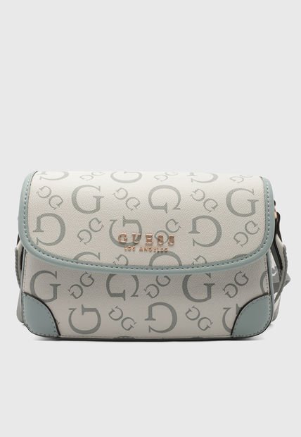 Bolso Manos Libres Marfil-Gris GUESS