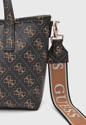 Bolso GUESS Latona II Mini Marrón
