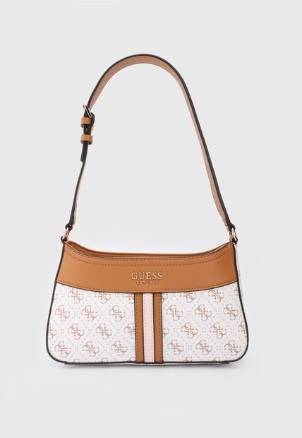 Bolso Blanco-Café GUESS Noelle Compra Ahora Dafiti Colombia