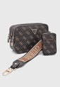 Bolso Manos Libres GUESS Latona Marrón de Guess