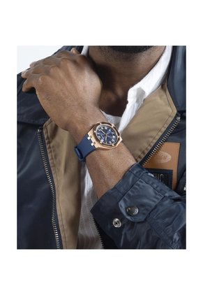 Relojes Guess Hombre Asset. Silicona Azul GW0663G3