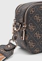 Bolso Manos Libres GUESS Latona Marrón de Guess