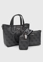 Bolso GUESS Latona II Mini Gris Oscuro de Guess