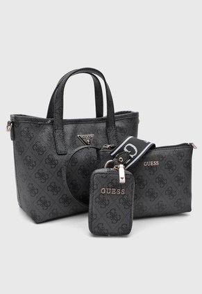 Bolso GUESS Latona II Mini Gris Oscuro