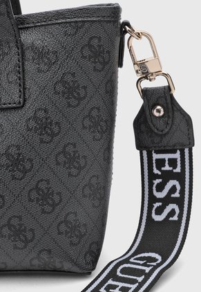 Bolso GUESS Latona II Mini Gris Oscuro
