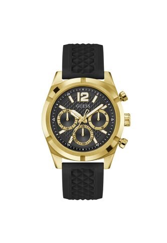 Reloj Guess Hombre Resistance. Silicona Negro GW0729G2 Guess