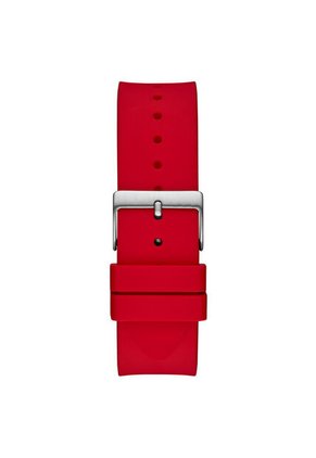 Reloj Guess Hombre Reputation. Silicona Rojo GW0780G2