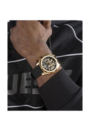 Reloj Guess Hombre Resistance. Silicona Negro GW0729G2