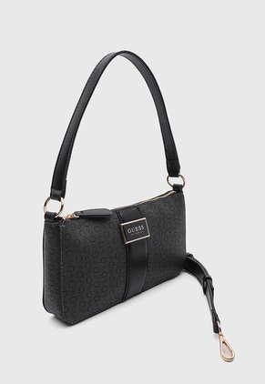 Bolso GUESS Isabella Mini Gris Oscuro