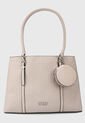 Bolso Beige-Negro GUESS Keeley de Guess