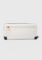 Billetera Blanco-Café-Dorado GUESS Abey de Guess