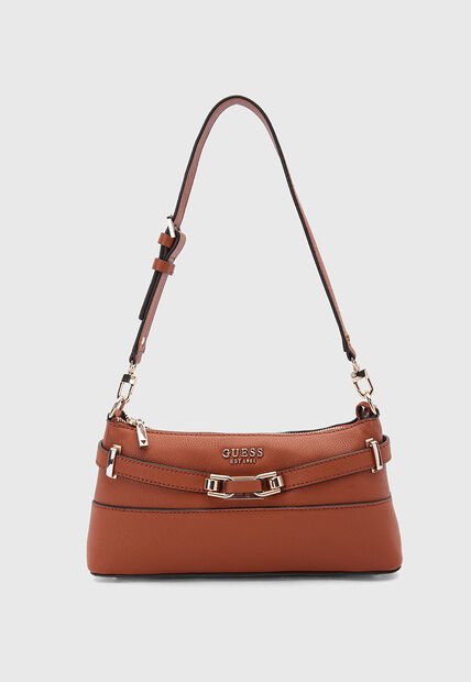 Bolso Manos Libres GUESS Silvye Cognac