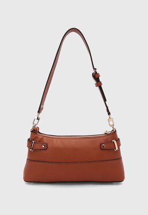 Bolso Manos Libres GUESS Silvye Cognac