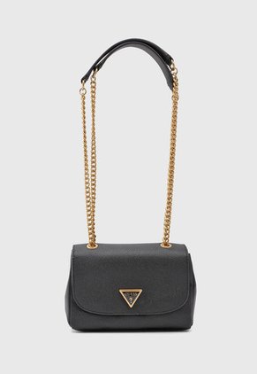 Bolso Manos Libres Negro-Dorado GUESS Cosette Mini