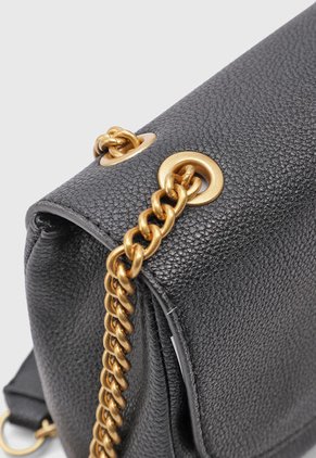 Bolso Manos Libres Negro-Dorado GUESS Cosette Mini