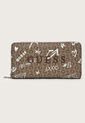 Billetera Marrón-Marfil-Café GUESS de Guess
