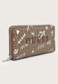 Billetera Marrón-Marfil-Café GUESS de Guess