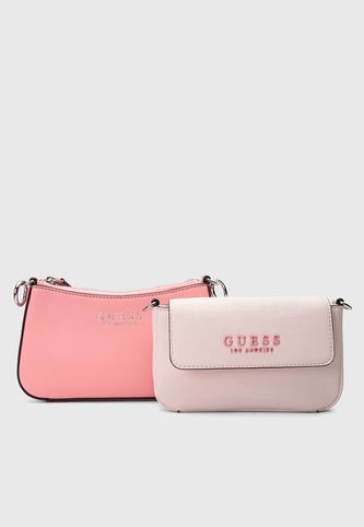 Bolso Manos Libres GUESS Abbie Mini Rosa Guess