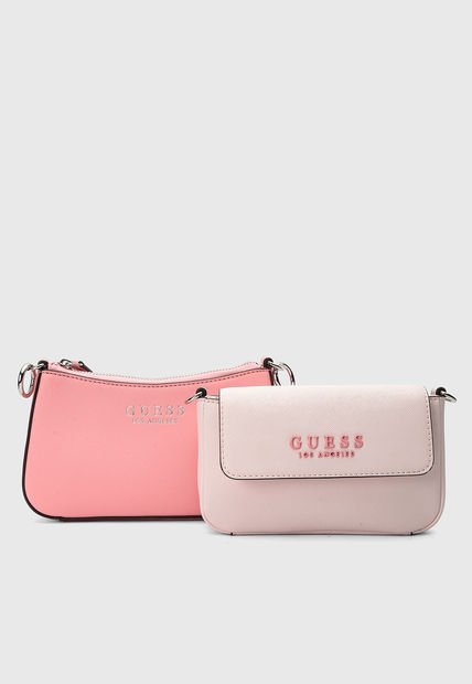 Bolso Manos Libres GUESS Abbie Mini Rosa
