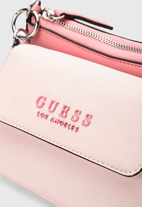 Bolso Manos Libres GUESS Abbie Mini Rosa