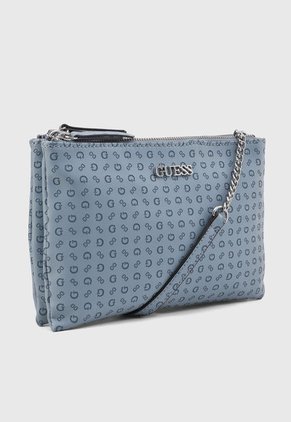 Bolso Azul Grisáceo-Plateado GUESS