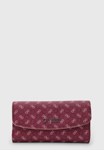 Billetera GUESS Remy SLG Vinotinto