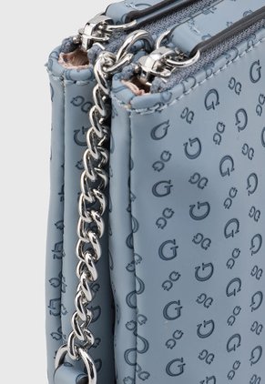 Bolso Azul Grisáceo-Plateado GUESS