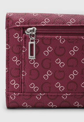 Billetera GUESS Remy SLG Vinotinto