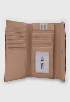 Billetera GUESS Remy SLG Vinotinto
