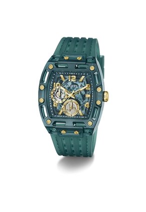 Reloj Guess Hombre Phoenix. Silicona Verde GW1147G2