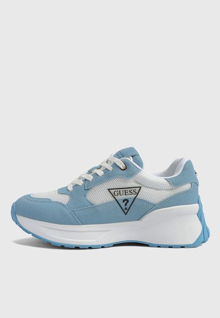 Tenis Blanco-Celeste GUESS Strive 2