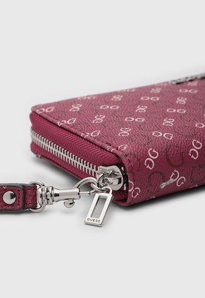 Billetera GUESS Remy SLG Vinotinto
