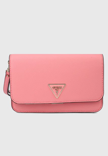 Billetera Rosa-Dorado-Negro GUESS Laurel