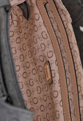 Bolso Gris-Negro-Dorado GUESS