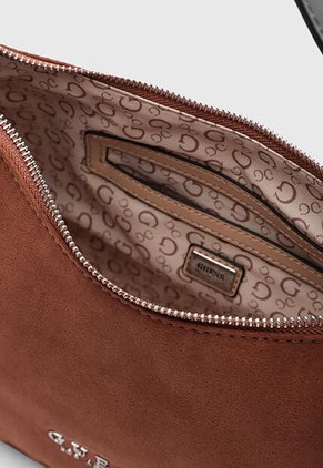 Bolso Manos Libres GUESS Alisha Café