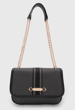 Bolso GUESS Raquel Gris Oscuro