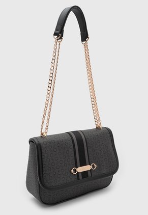 Bolso GUESS Raquel Gris Oscuro