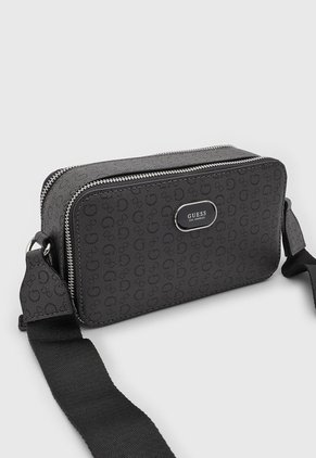 Bolso Manos Libres GUESS Marsala Mini Gris Oscuro