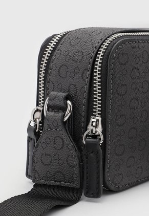 Bolso Manos Libres GUESS Marsala Mini Gris Oscuro