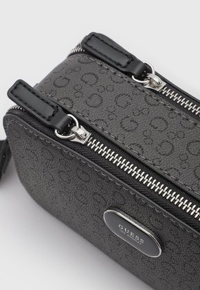 Bolso Manos Libres GUESS Marsala Mini Gris Oscuro