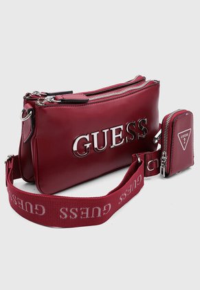 Bolso Manos Libres GUESS Tyrah Mini Vinotinto
