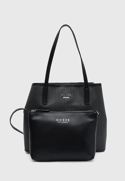 Bolso GUESS Portini Gris Oscuro